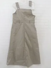 ◇ ◎ one after another NICE CLAUP ノースリーブ 膝下丈 ワンピース サイズF ベージュ レディース P  【中古】 【1209300004483】