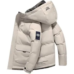 厚手 アウター フード付き 5xl ブルゾン 冬服 ダウン 冬 ダウンコート 大きいサイズ 5l ジャケット 防寒着 メンズ コート ダウンジャケット [YoniStar]