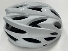 ヘルメット サイクル 未使用 自転車 流線型 ホワイト 男女兼用 大人用 つば付き 超軽量 保護 安全 義務化 街乗り 調整可能