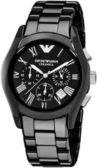 稼働 EMPORIO ARMANI 腕時計 セラミカ クロノグラフ 1271 ◇美品 稼働 EMPORIO ARMANI 腕時計 セラミカ クロノグラフ h