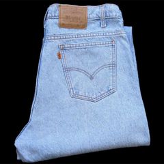 90s USA製 Levi'sリーバイス 550 デニムパンツ W38 L34★SDP4294 オールド ビンテージ ジーンズ テーパード アイスブルー ビッグサイズ