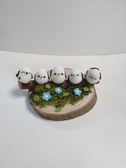 可愛いシマエナガシリーズ　シマエナガ団子