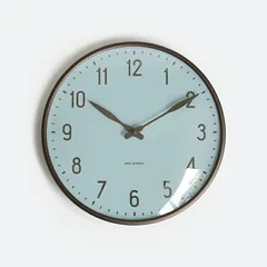 【新品】【1点販売】ARNE JACOBSEN[アルネ・ヤコブセン] Wall Clock Station Royal Blue 290mm[壁掛け時計 スイープ デンマーク　北欧　シンプル インテリア 贈り物 プレゼント ギフト]のサムネイル