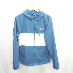◇ Θ UNDER ARMOUR アンダーアーマー 長袖 ジャンパー サイズM ブルー レディース E  【1502180040610】