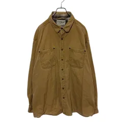 【L.L.Bean】 カナダ製 裏ネルダックシャツ S-2413