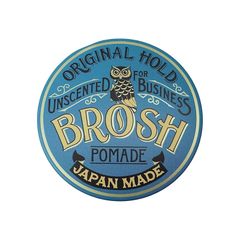 BROSH POMADE UNSCENTED 115g 無香料 ミディアムホールド ポマード ビジネスシーン