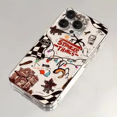 ストレンジャー・シングス(怪奇物語) TPU 全面保護 iPhone ケース※購入後取引メッセージに希望機種を入力（例：「 IPhone 15希望」） ※未記載の場合は発送不可