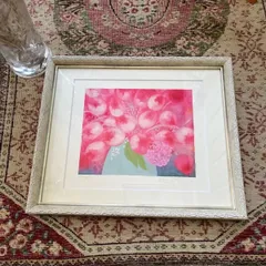 40×62版画ジニー・キム睡蓮限定ジクレーサイン、ED、証明書 額装