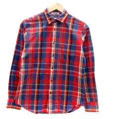B&Y ユナイテッドアローズ BEAUTY&YOUTH ビューティー&ユース カジュアルシャツ 長袖 チェック柄 XS マルチカラー 赤 レッド /HO17