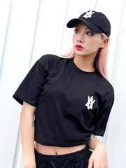 在庫処分】ACME' DE LA VIE ADLV アクメドラビ LISA キャップ LOGO EMBLEM CHAIN EMBOSSING PATCH BALL BLACKPINK ブラックピンク リサ ADLV-21