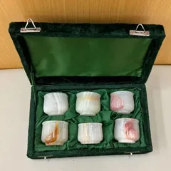 大理石ぐい呑み６点セット Amazon.co.jp: 陶器 酒器セット 6点セット 徳利1個 ぐい呑み4個