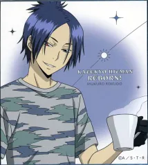 【中古】紙製品 六道骸(アップイラスト/円内イメージカラー) 「家庭教師ヒットマンREBORN! トレーディングミニ色紙(朝支度)」