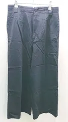 ◇ グリーンレーベル リラクシング ハイウエスト スタイルアップ パンツ サイズ40 ネイビー レディース E  【1304120038691】