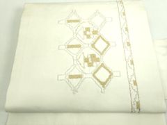 平和屋本店□極上 六通柄袋帯 花菱文 金糸 一蔵謹製 逸品 DZAA5876kh5  