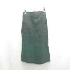 ◇ Θ KOBE LETTUCE コウベレタス バックウエストゴム 膝丈 タイト スカート サイズ表記なし ブラック レディース E  【1502060006545】のサムネイル
