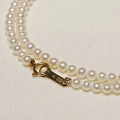 タサキ K18 ベビーパール ネックレス 真珠/25-754M