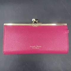 Z126 サマンサタバサプチチョイス Samantha Thavasa Petit Choice 長財布 フラワーモチーフ 口金長財布 ピンク 中古 がま口