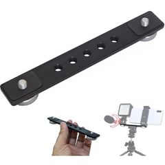 カメラ プレート 撮影用 拡張 補助 DIY 固定 チーズ バー 1/4インチ ネジ フラッシュ サポート アルミ合金製 ストロボ ビデオライト スリム ベース ブラケット 三脚 スタンド 延長 台座 マウント アダプター (EPA-HS-LL)