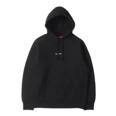美品 Supreme シュプリーム パーカー サイズ:M コンパクトロゴ スウェットパーカー Compact Logo Hooded Sweatshirt ブラック 黒 トップス フーディー【メンズ】