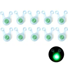 ロープ LEDライト 10個セット 《グリーン》[ゆうパケット発送、送料無料]mer001