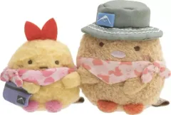 【中古】ぬいぐるみ とんかつ＆えびふらいのしっぽ てのりぬいぐるみセット 「LBreath×すみっコぐらし」 ゼビオ限定