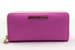 マーキュリーデュオ 長財布 ラウンドファスナー ウォレット ブランド レディース ピンク MERCURYDUO 【中古】