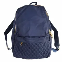 新品 多機能 リュック ナイロン 軽量 大容量 撥水 防水 ネイビー A4収納 通勤 通学 旅行 キャリー通し 13インチPC対応 ポケット多数 調整可