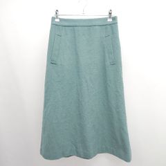 ◇ ⊇ Sonny Label サニーレーベル 膝下丈 フレア スカート サイズF グリーン系 レディース E  【1506130011156】