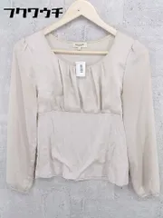 ◇ SOUP スープ 長袖 Tシャツ カットソー サイズ9 ベージュ レディース 【中古】 【1002800470495】