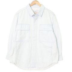 未使用品 OVERCOAT(オーバーコート) デニム シャツ ジャケット ウィズ カーゴポケット サイズM0 古着