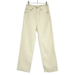 B-SIDES JEANS ビーサイド ジーンズ ストレートデニムパンツ  アイボリー 25