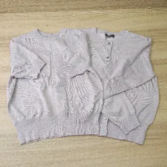 ◇ aquagarage アクアガレージ カーディガン カットソー サイズL ラベンダー レディース E  【1406180097820】