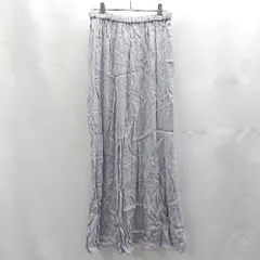 ◇ ◎●未使用●Θ apart by lowrys ウエストゴム ロング フレア スカート サイズ F グレー系 レディース E  【1502030048025】