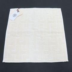 100526 HERMES エルメス ステアーズ コットン100％ ハンドタオル インテリア タオル