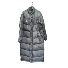 Z1581ルコック 　le coq sportif ダウンコート ダウンジャケット ジャンパー ブラック 黒 L メンズ ネイビー 紺色 ベンチコート