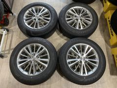 【2506007】トヨタ クラウン 純正 ホイール 16インチ 7J +45 PCD114.3 5H + GOODYEAR EfficientGrip RVF02 205/65R16 2022年 7mm 7.5mm
