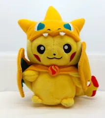 【中古】メガリザードンYのポンチョを着たピカチュウ ぬいぐるみ　ポケモン