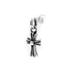 クロムハーツ CHROME HEARTS 【 BBY FAT PPRCHN 】 ベイビー ファット ドロップ シルバー ピアス　h4096