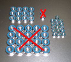 タミヤ スカッシュバン GF-02 ラジコンカー フルベアリング　フルセット GF-02用 フルボールベアリングセット [GF-02-BB] - スーパーラジコン