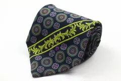 ピエールカルダン ブランド ネクタイ シルク 小紋柄 総柄 ドット柄 メンズ ネイビー Pierre Cardin 【中古】