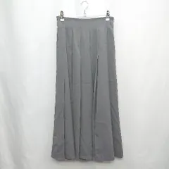◇ Θ ナチュラルビューティーベーシック ロング プリーツスリットスカート スカート サイズ グレー系 レディース E  【1505130011425】