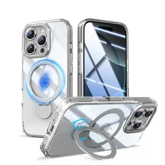 新品 【定点360度回転スタンド】SHANGHAO iphone16promax 用 ケース MagSafe対応 ワイヤレス充電 いphone16 promax用 ケース 耐衝撃 米軍MIL規格 アイフォン16promax 用 ケース リング マグネット搭載