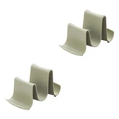 鍋ふたスタンド 2個セット グリーン／ホワイト 箸立て 調理小道具立てのサムネイル
