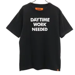 UNIVERSAL OVERALL ユニバーサルオーバーオール 半袖 Tシャツ S ブラック メンズ 古着