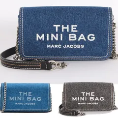 【お値下げ!】 マークジェイコブス MARC JACOBS 2WAY ショルダーバッグ 2F4SMN010S03 ネイビー/473 ブラック/965 ロゴ刺繍 ウォッシュ加工デニム クラッチバッグ レディース メンズ ユニセックス お財布バッグウォレットバッグ