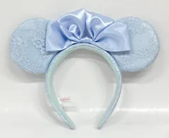 東京ディズニーリゾート カチューシャ Disney Blue Ever After ミニー(水色レース)