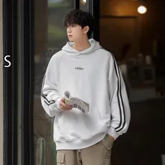 [S]メンズ ファッション 服  オシャレ シンプル 大人 かっこいい 大きいサイズ ストリート 紳士服 フード スウェットシャツ アメリカン ヘビーウェイト スーツ パーカー 服 ジャケット