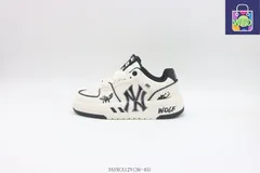 【今日WTO】MLB エムエルビー NY ニューヨーク ダディーシューズ 3ASXCA12N ホワイトブラック クロコダイル-WTO輸入2-RZ11
