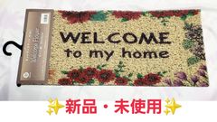 ✨新品✨お洒落 エントランスマット🎶 welcome Flower 🌷︎