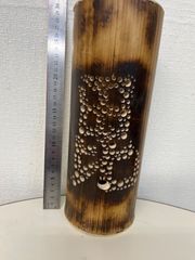 竹あかり　竹燈籠　戦国武将シリーズ　上杉謙信　旗印　毘沙門　贈り物　母父の日　プレゼント